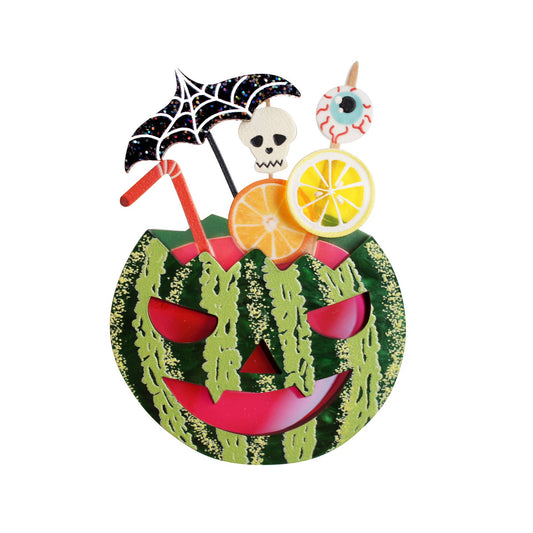 Watermelon Cocktail Brooch