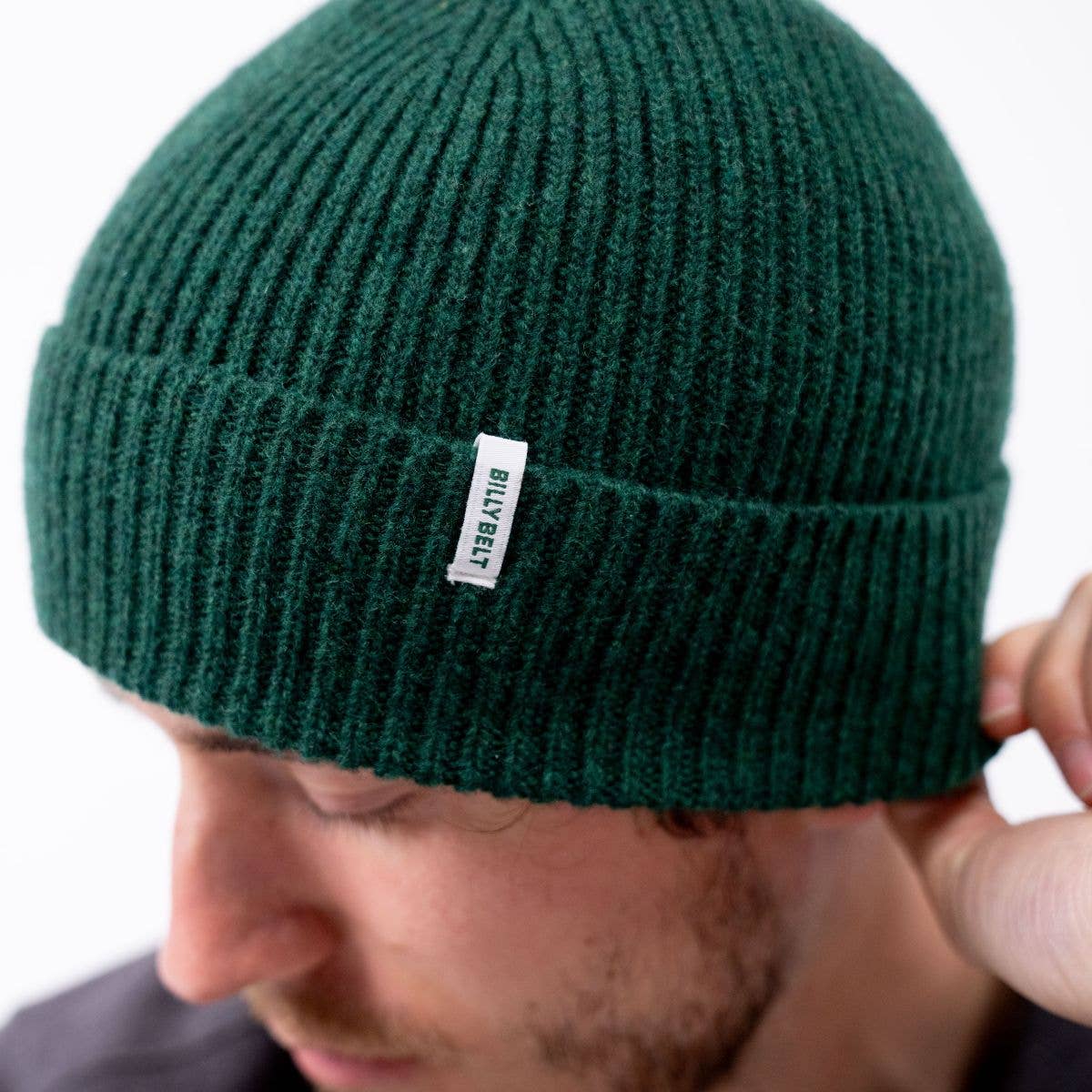 BILLYBELT English Green Lambswool Beanie
