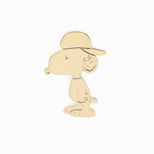 Peanuts Gold Plated Pin - Baseball