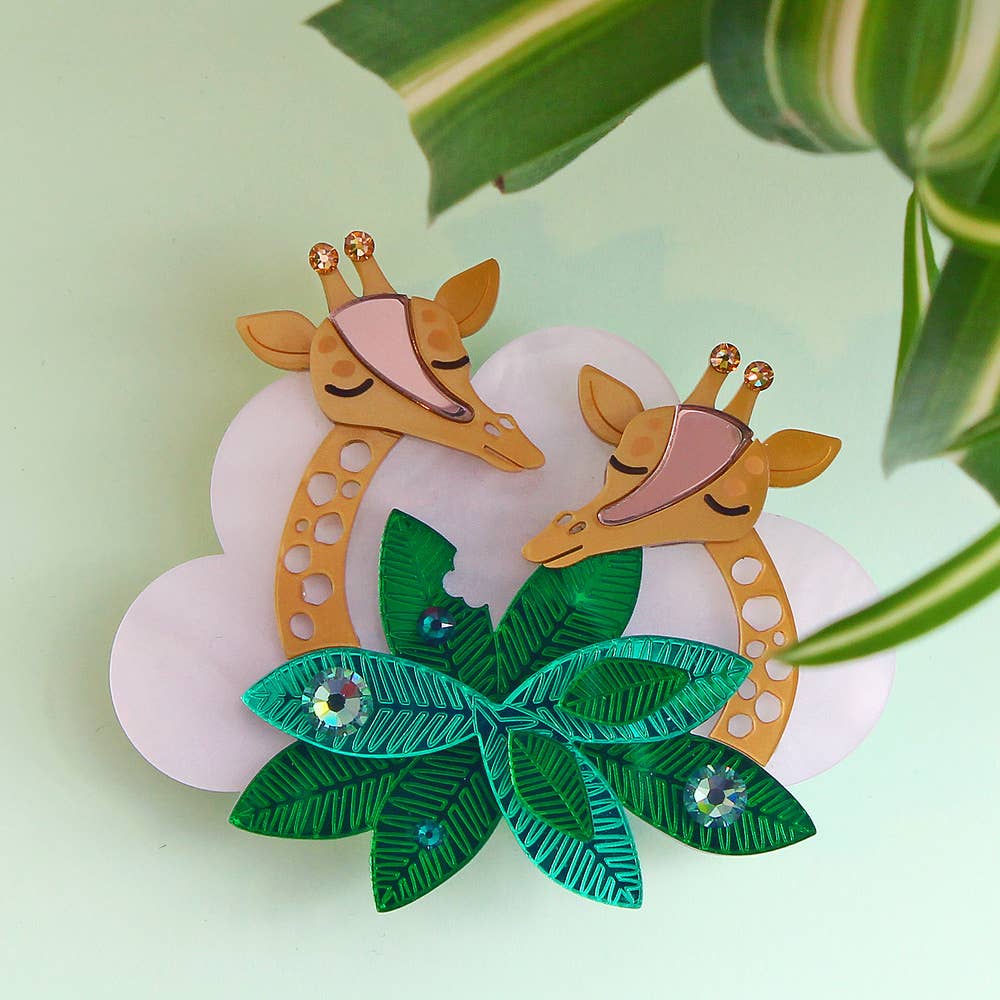 Giraffe Brooch