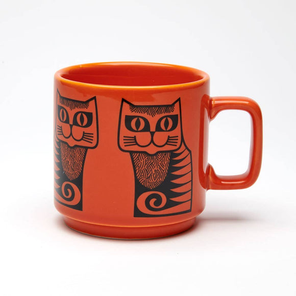 Hornsea Mug - Cat Orange