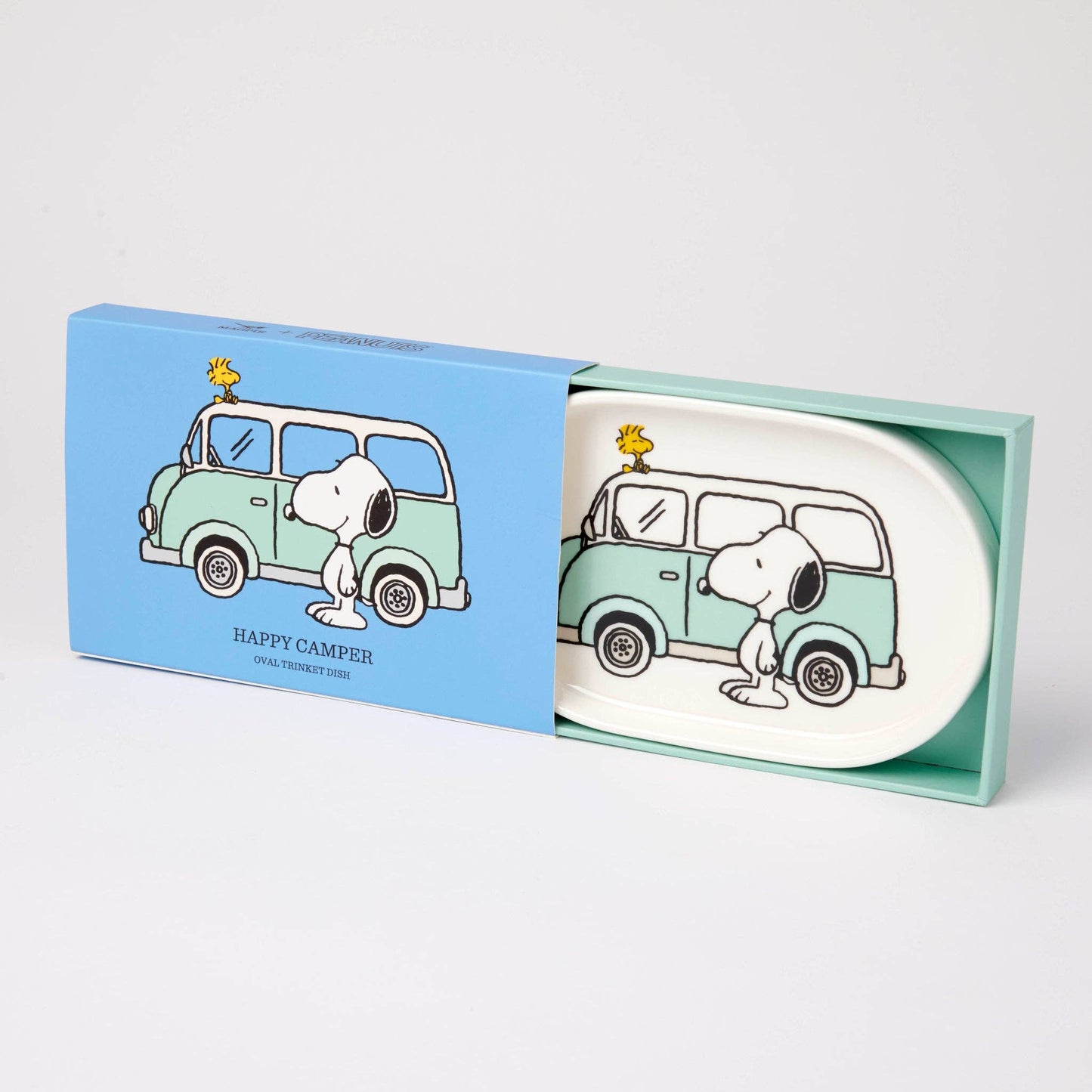 Peanuts Trinket Dish - Oval Shaped - Camper