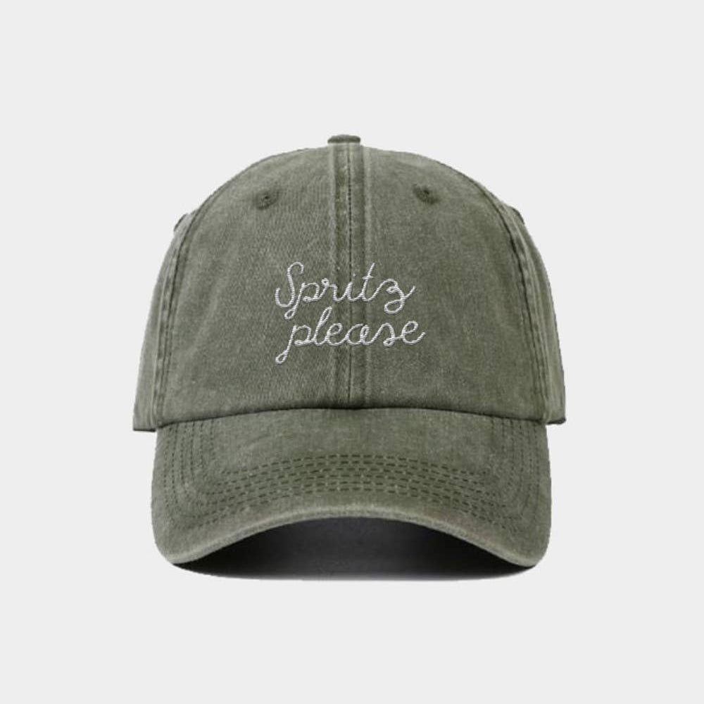 Spritz Please Embroidered Cap