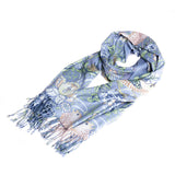 William Morris Strawberry Thief Grey Pashmina