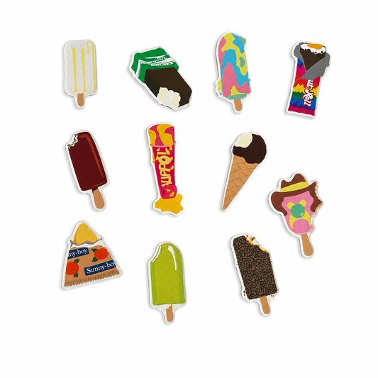 Australian Ice Creams Magnet Set