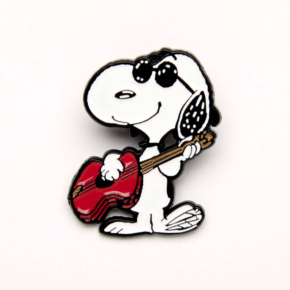 Peanuts Pin - Music is Life - Guitar