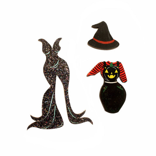 Pumpkin Halloween Outfit Brooches
