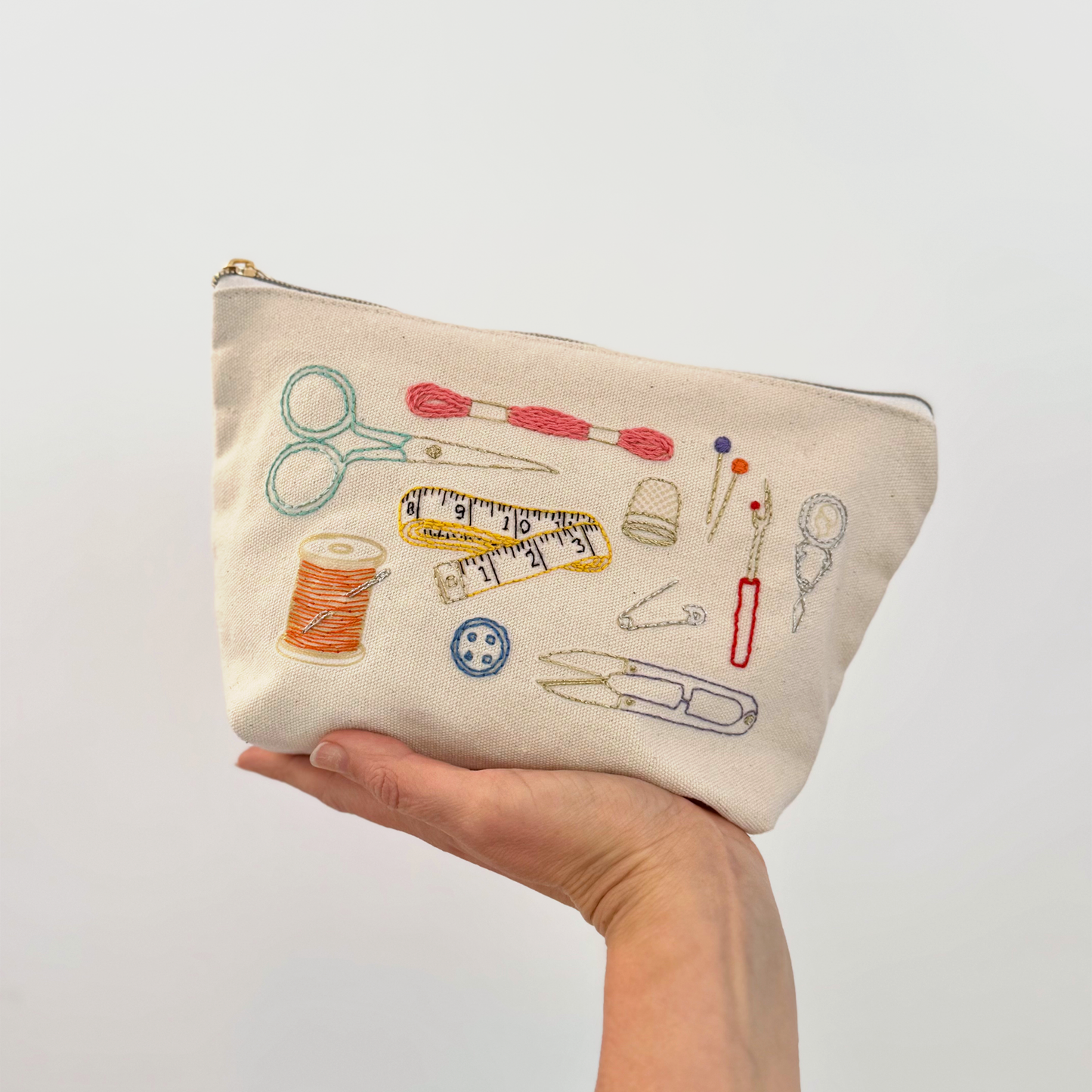 Stitch Your Craft Tools Zip Pouch - Embroidery Kit