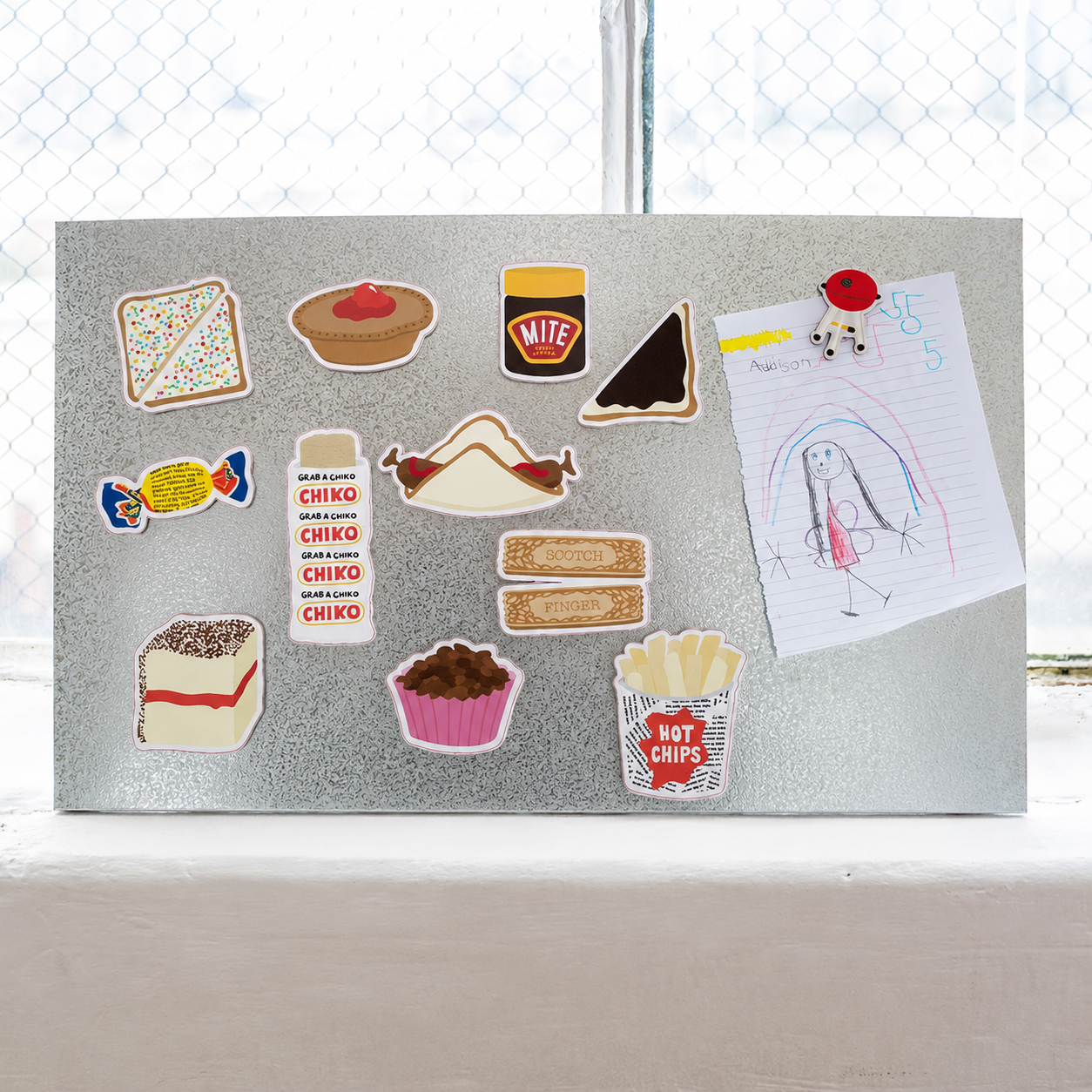 Australian Snacks Magnet Set