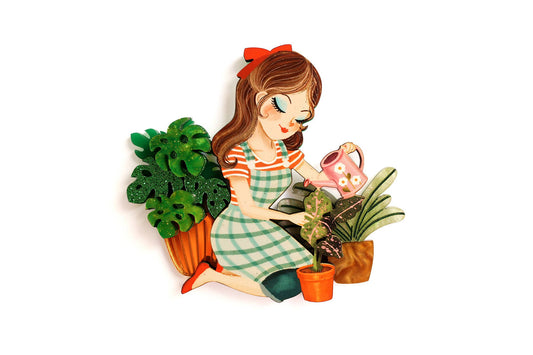 Gardener Girl Brooch