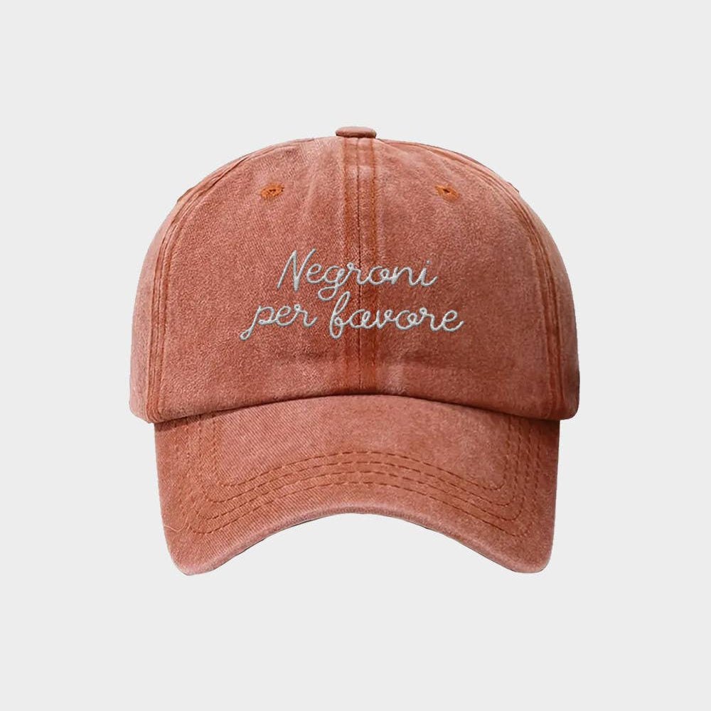 Negroni Embroidered Cap