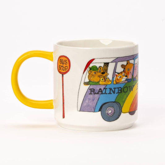 Richard Scarry Mug - Rainbow Bus