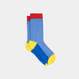 BILLYBELT Chevrons Combed Cotton Socks - Danish