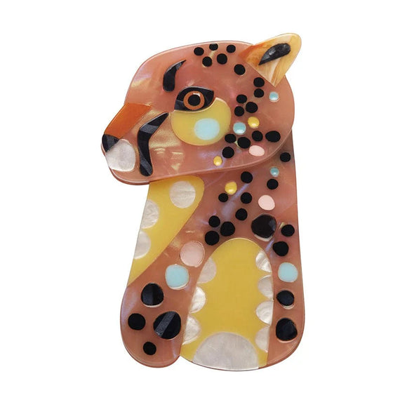 Choosy Cheetah Brooch