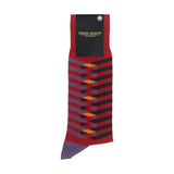 PEPER HAROW Red Symmetry Socks