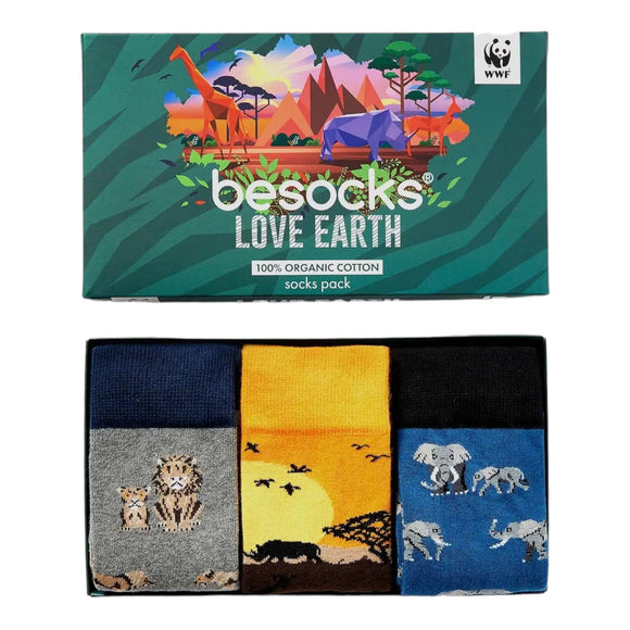 BESOCKS WWF Love Earth Pack