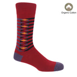 PEPER HAROW Red Symmetry Socks