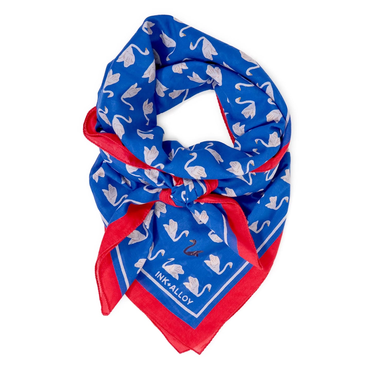 Olivia Swan Print Scarf