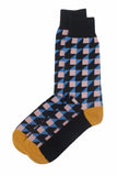 PEPER HAROW Black Dimensional Socks