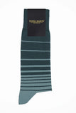PEPER HAROW Blue Retro Stripe Socks