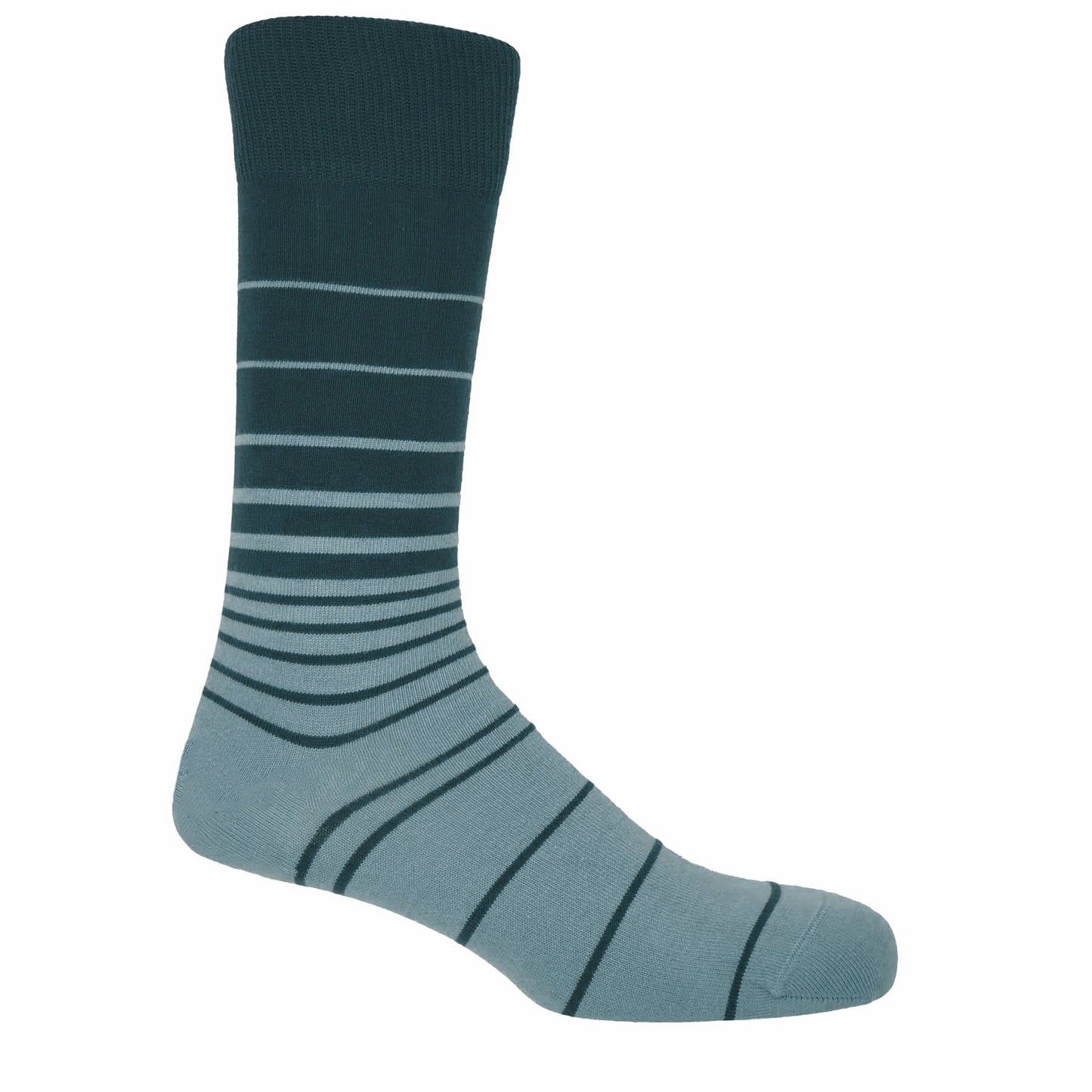 PEPER HAROW Blue Retro Stripe Socks