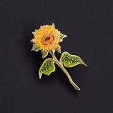 Sunflower Enamel Pin