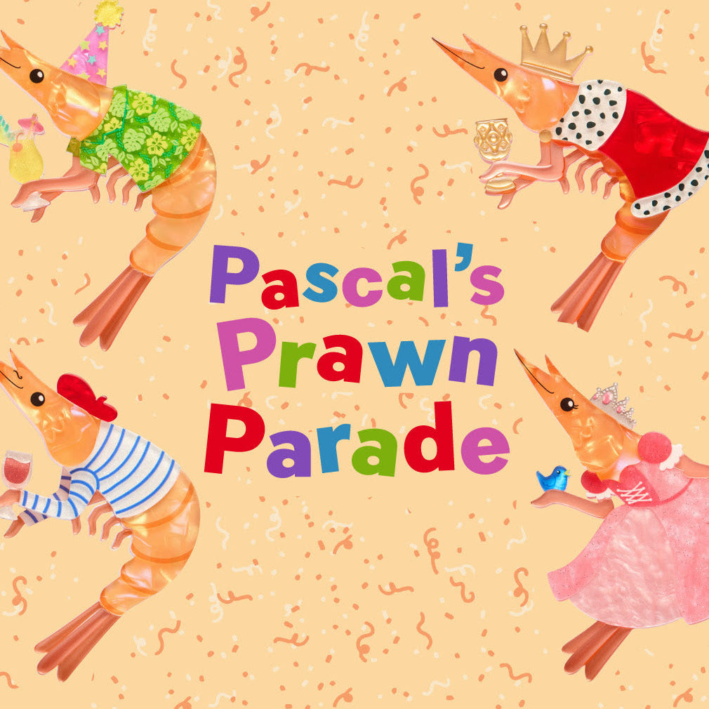 Pascal's Prawn Parade Brooch Pack