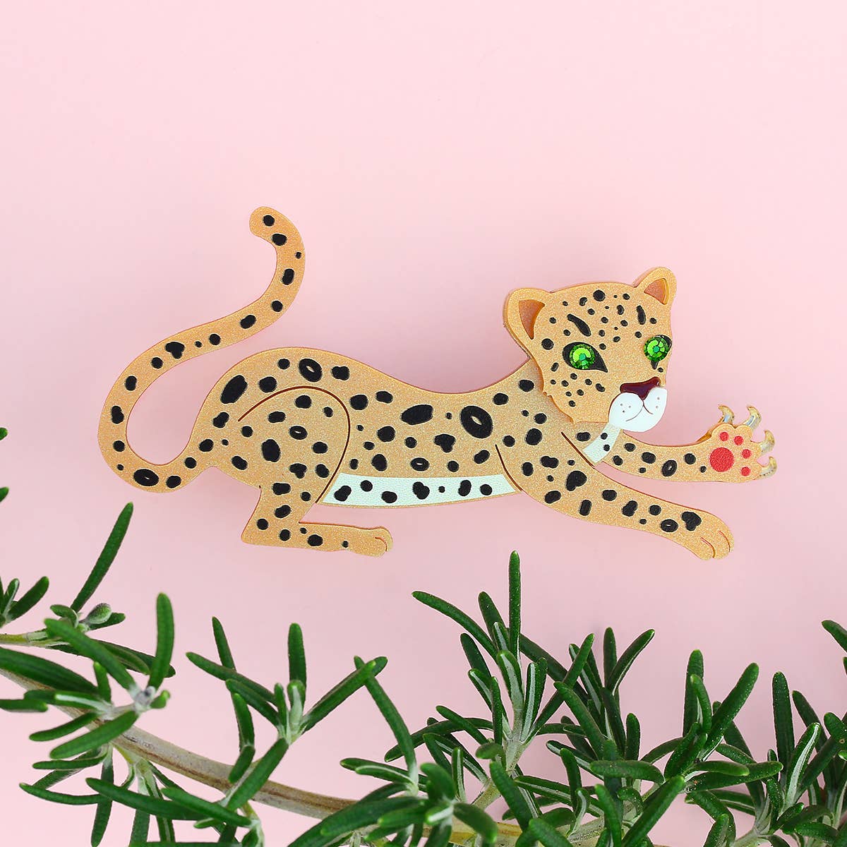 Leopard Brooch
