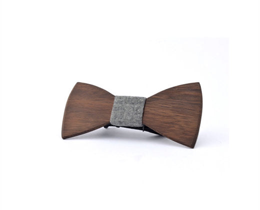Roasted Blackbutt Wooden Bow Tie
