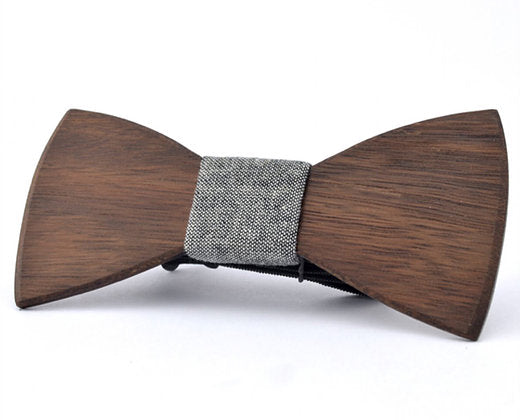 Roasted Blackbutt Wooden Bow Tie
