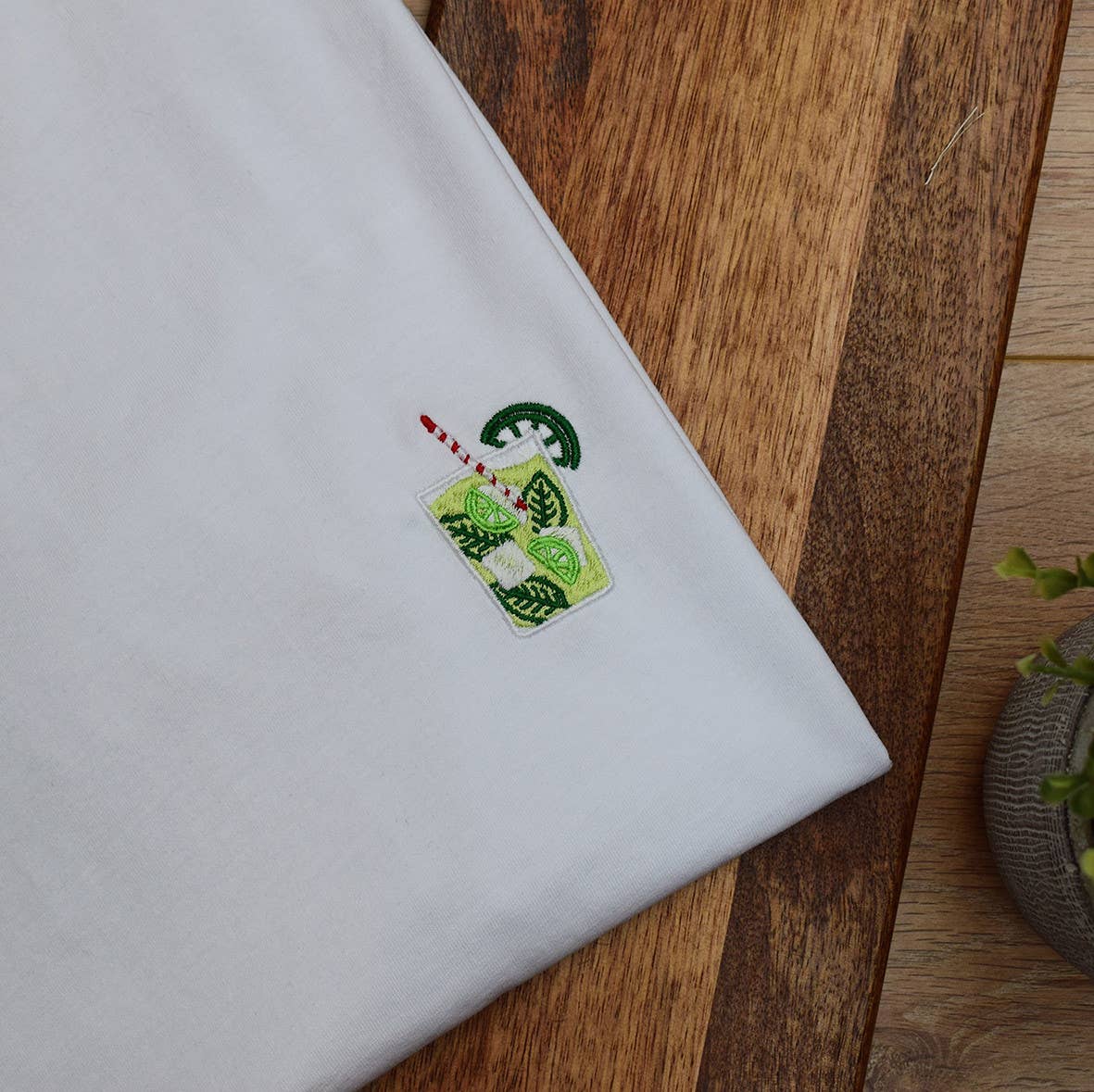 Mojito Embroidered Tee