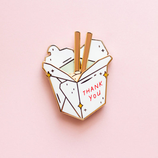 To-Go Box Enamel Pin