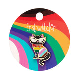 Elissa the Rainbow Cat Enamel Pin