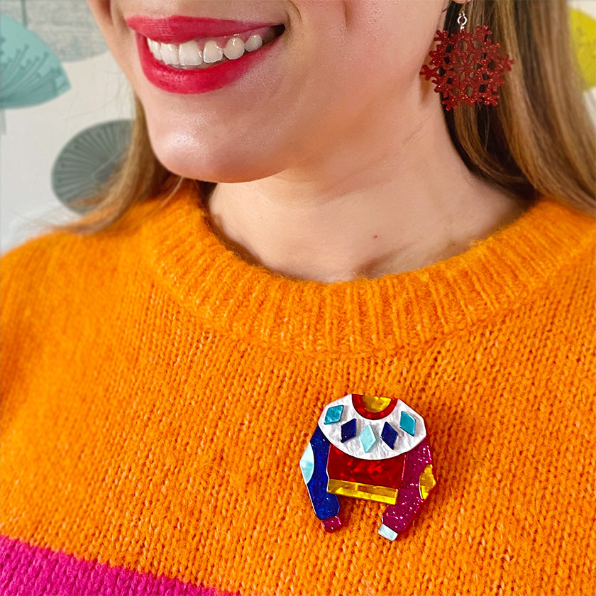 Seasonal Sweater Brooch