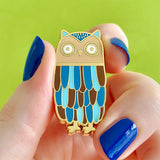 Feather Dress Enamel Pin