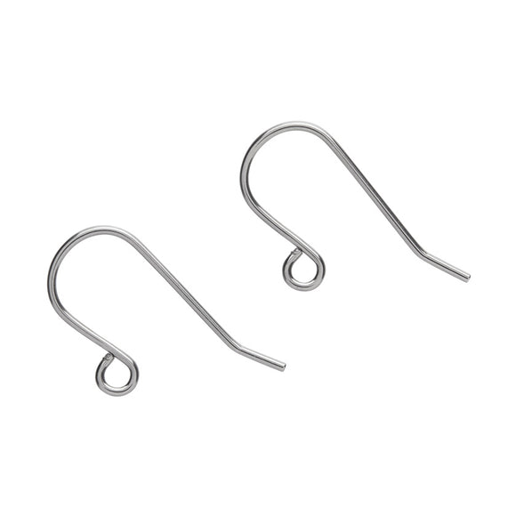 Earring Hooks (Silver) - 1 Pair