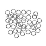 Jump Ring Pack (4mm) - 40 Piece (Silver)
