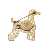 Ainslee the Afghan Hound Scent Brooch