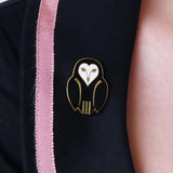 Owl Ornamental Enamel Pin