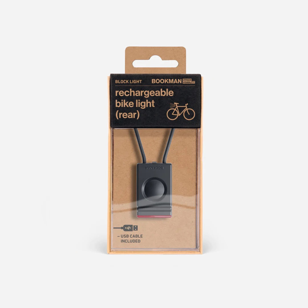 Block Rechargeable Rear Light