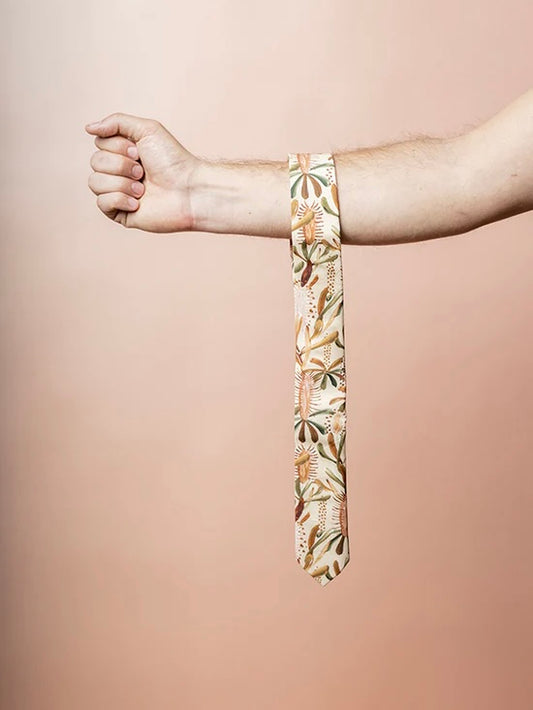 Grass Tree Nude Necktie