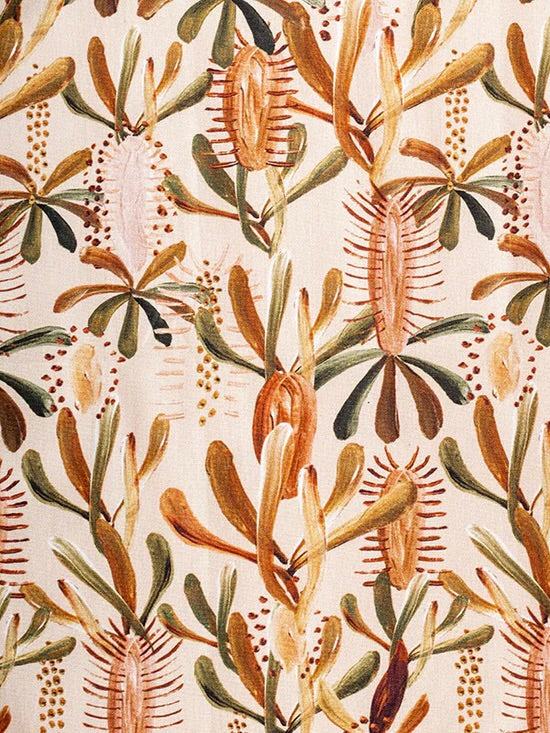 Grass Tree Nude Necktie