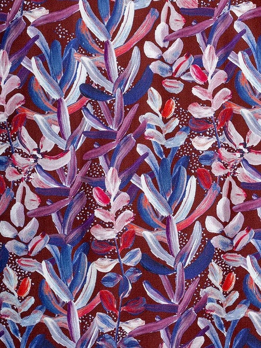 Protea Burgundy Bow Tie