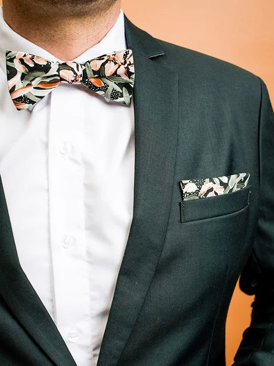 Protea Green Bow Tie