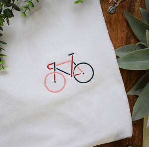 Bike Embroidered Tee