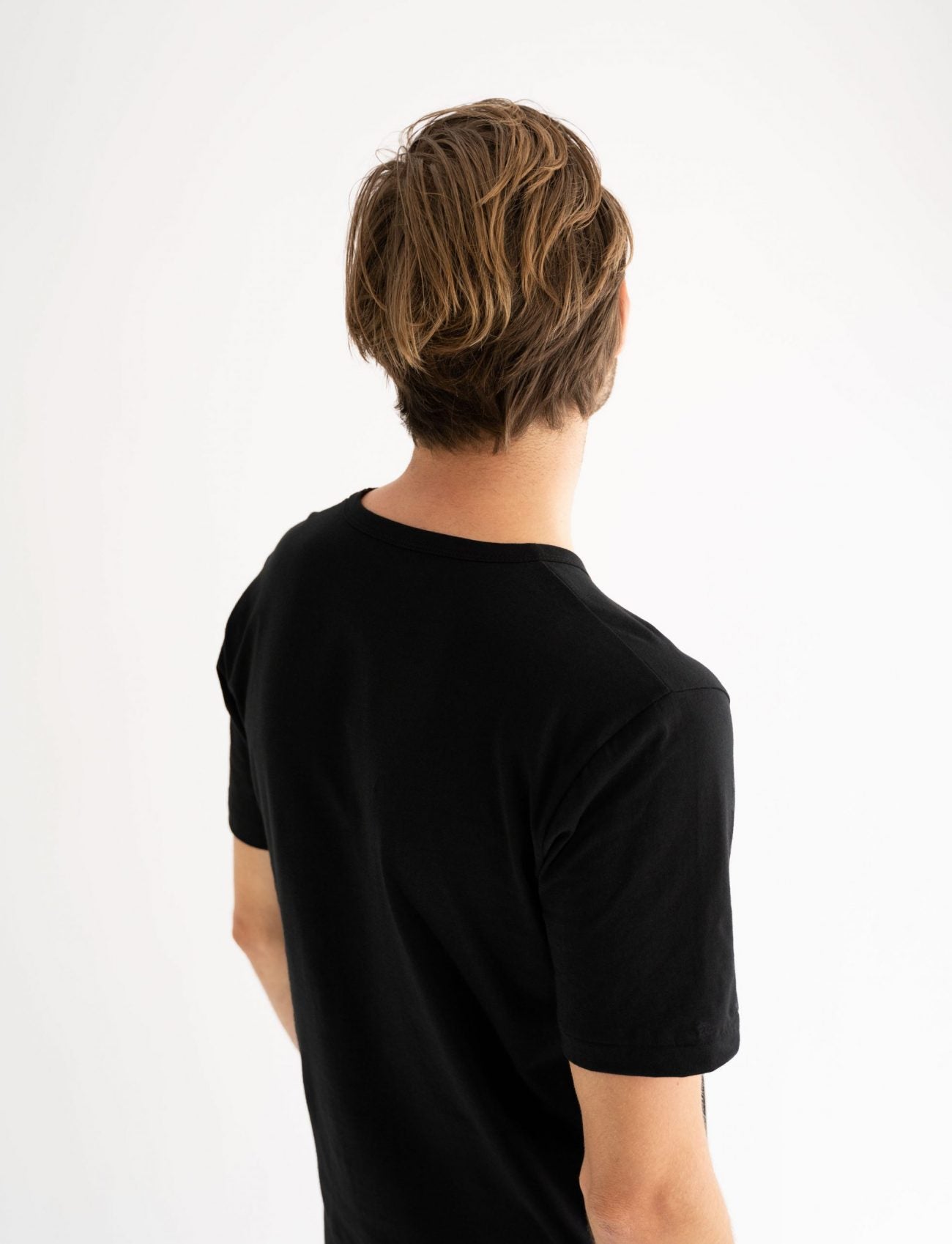 Classic Crew Tee Black Smiley