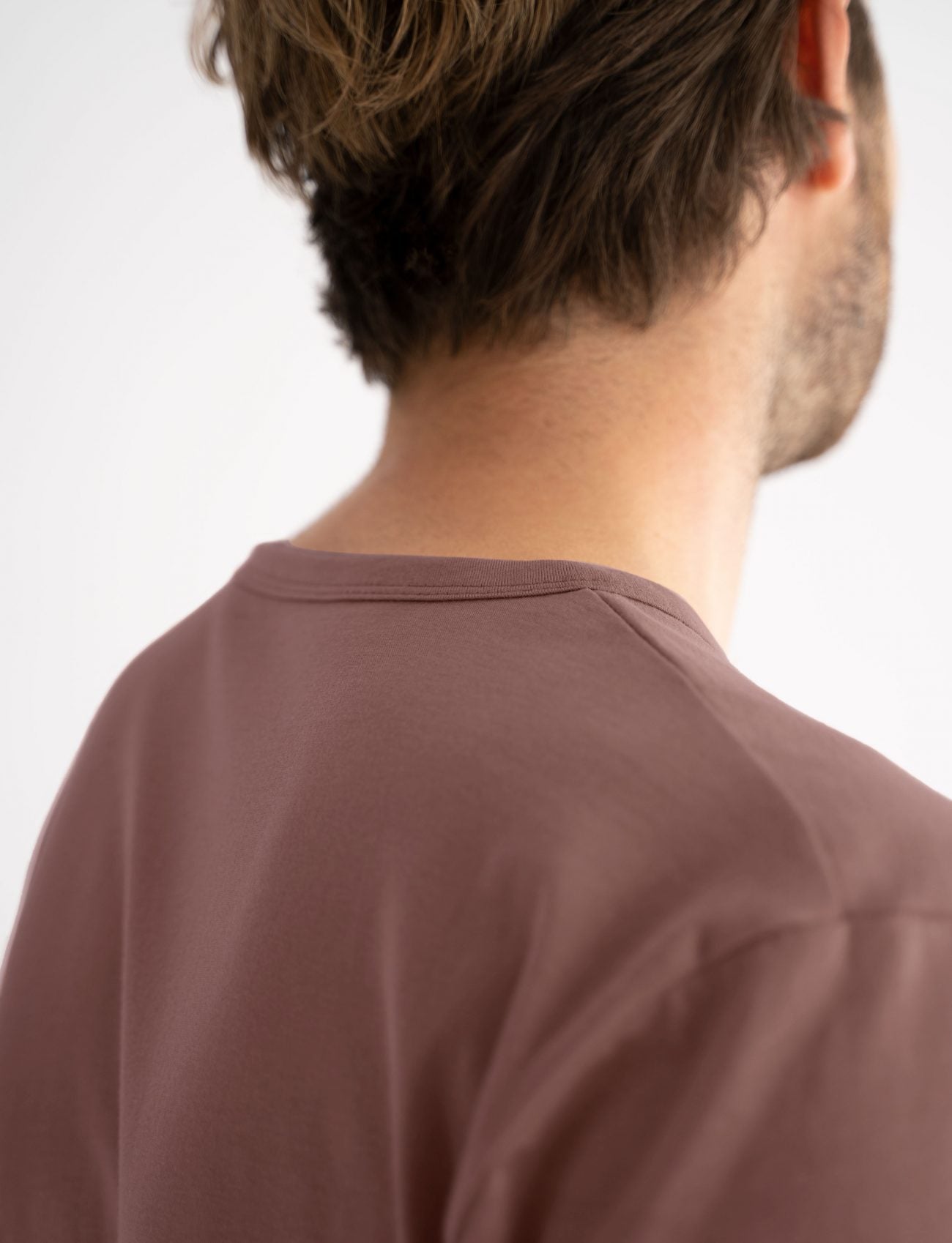 Classic Crew Tee Burgundy Smiley