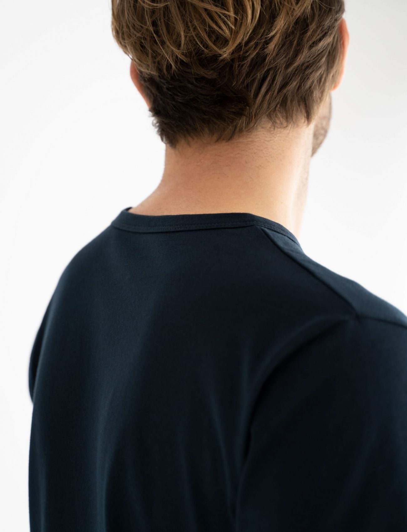 Classic Crew Tee Navy Smiley