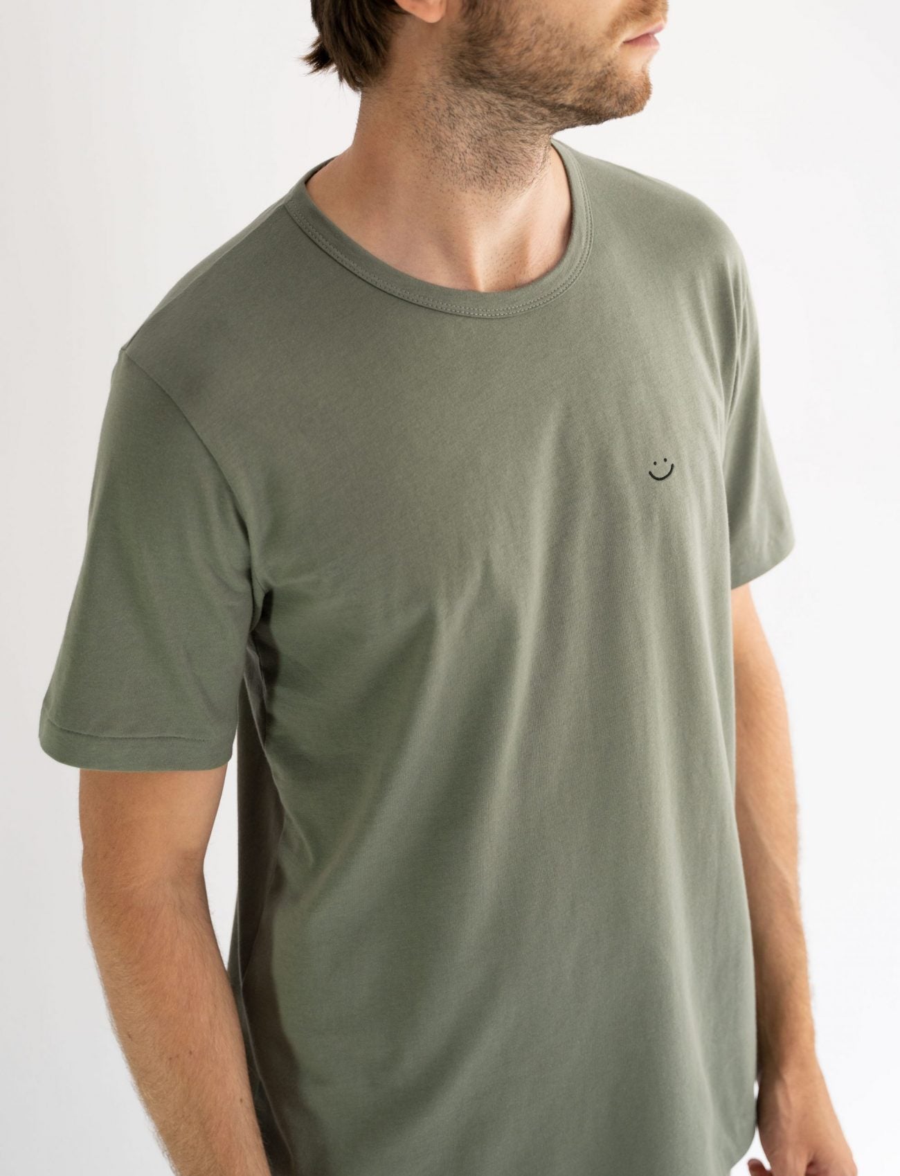 Classic Crew Tee Palm Smiley