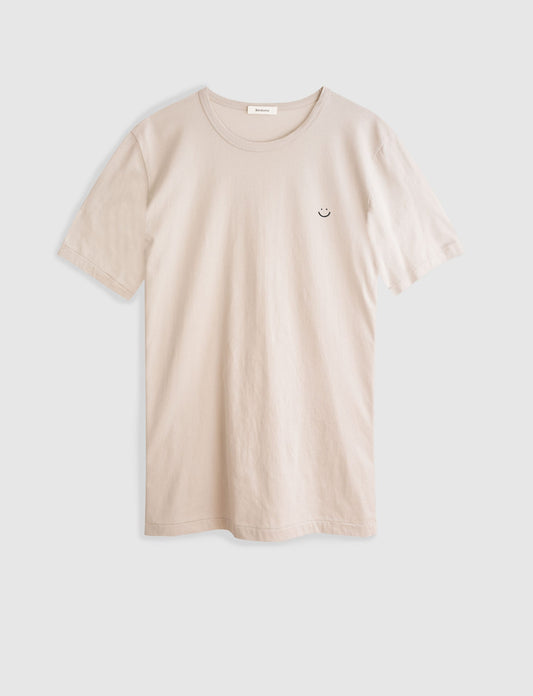 Classic Crew Tee Stone Smiley